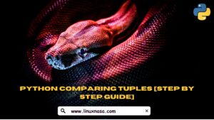 Python Comparing Tuples [Step by Step Guide] - linuxnasa